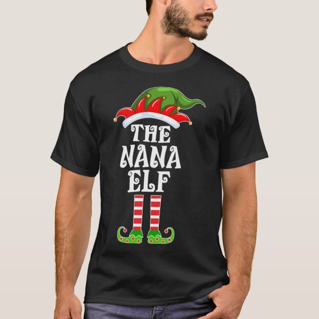 Camiseta Familia graciosa que coincide con los Navidades de (Anverso)