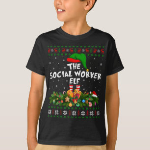 Camiseta Familia graciosa que coincide feas con el trabajad