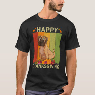 Camiseta Familia Gráfica Retro de Perro Boxer Coincidiendo
