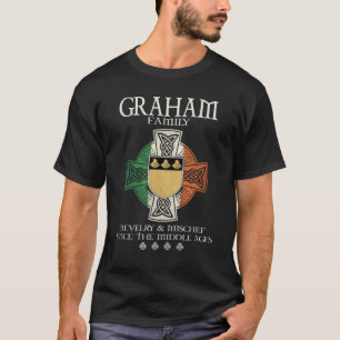 Camiseta Familia Graham brazo Irlanda Cruz Celta Irlandesa