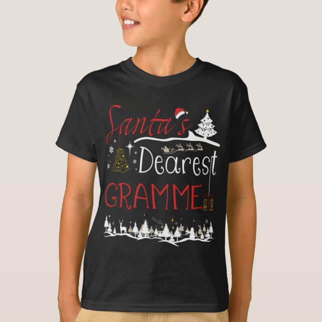 Camiseta Familia Gram Xmas Divertidos Navidades Cute (Anverso)
