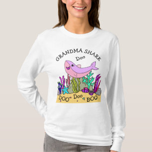 Camiseta Familia Grandma Shark Doo Doo