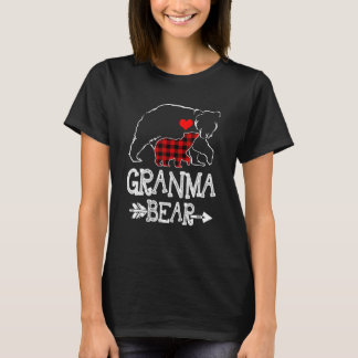 Camiseta Familia Granma Bear Navidades De Búfalo Pajama