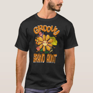 Camiseta Familia Groovy Grand Aunt Coincide con Familia Vin