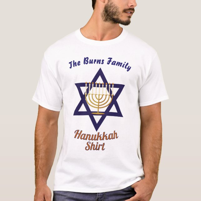 Camiseta Familia Hanukkah (Anverso)