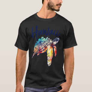 Camiseta Familia Hawaii Sea Turtle Hawaiian Floral Mating