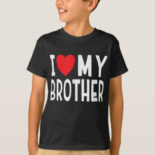 Camiseta Familia Hermana Amo Mi Corazón Hermano