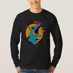 Camiseta Familia Hermanos Dinosaurios Cumpleaños Mayo Mes 5