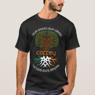 Camiseta Familia irlandesa COFFEY Nombre Nuestro Amor Es Má