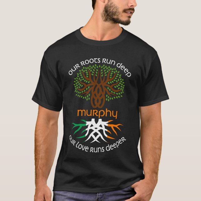 Camiseta Familia irlandesa MURPHY nombre nuestro amor se ha (Anverso)
