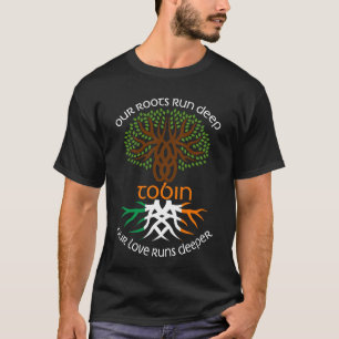 Camiseta Familia irlandesa TOBIN Nombre Nuestro Amor Es Más