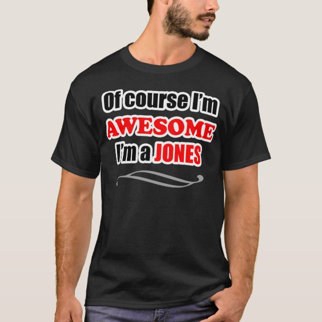 Camiseta Familia Jones Awesome (Anverso)
