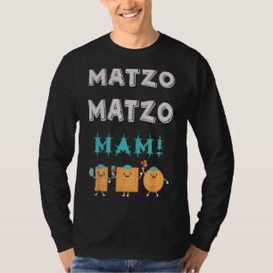 Camiseta Familia judía Séder del hombre de la Pascua Matzo 