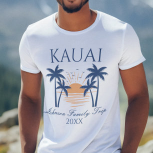 Camiseta Familia Kauai Hawaii Viaje de vacaciones en camise