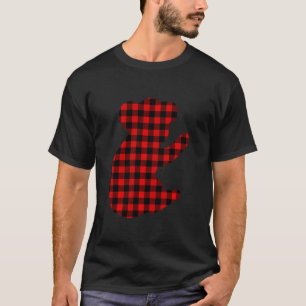 Camiseta Familia Koala Red Buffalo Plaid Bear Animal Mating