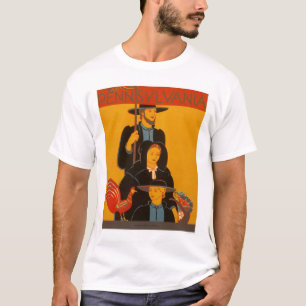 Camiseta Familia Lancaster de Amish WPA 1937
