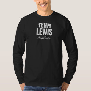 Camiseta Familia Lewis, miembro orgulloso del equipo coinci