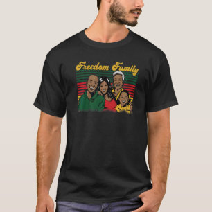Camiseta Familia Libertad: Jun de historia negra afroameric