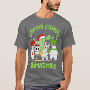 Camiseta Familia Llama Hombres Mujeres Y Niños Familia Garc