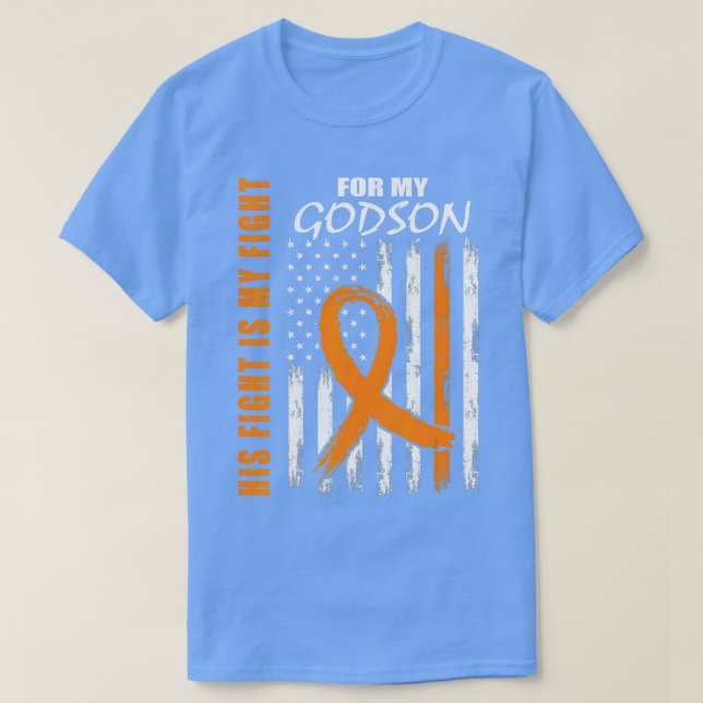 Camiseta Familia lucha contra Godson Leukemia Sensibilizaci (Diseño del anverso)
