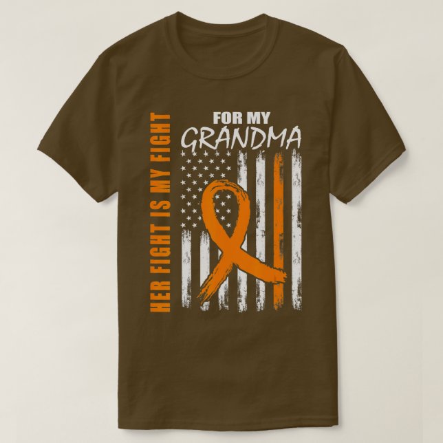 Camiseta Familia lucha contra la leucemia de las abuelas Co (Diseño del anverso)