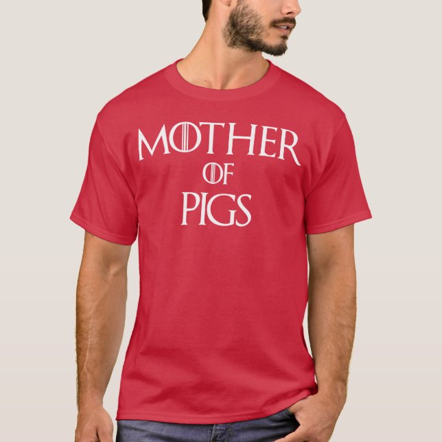 Camiseta Familia Madre de Cerdos (Anverso)