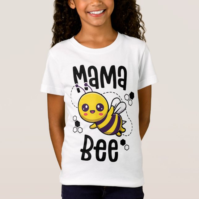 Camiseta Familia Mama Bee Abeja Primera Abeja (Anverso)