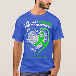 Camiseta Familia Mamá Papá Que Llevo El Verde Para Mi Hija 