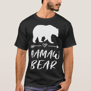 Camiseta Familia Mamaw Bear Mating Mama Bear Camping Gift