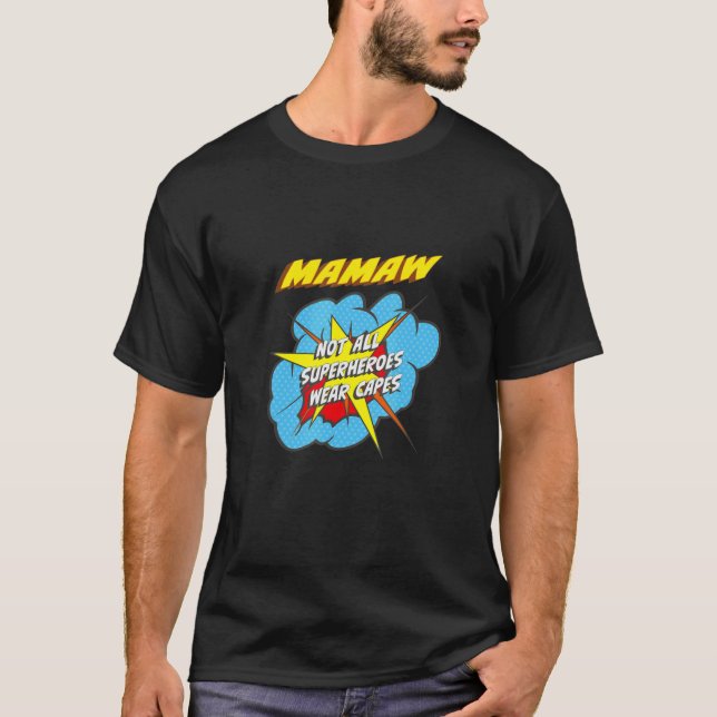 Camiseta Familia Mamaw Superhero (Anverso)