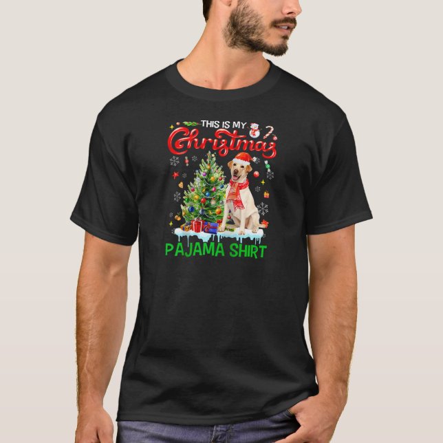 Camiseta Familia Matemática Esta Es Mi Navidad Pajama Labra (Anverso)
