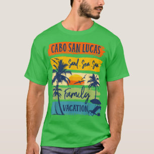 Camiseta Familia Matriz de Cabo San Lucas México Vacation 2