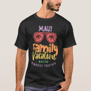 Camiseta Familia Maui Hawaii Equipo De Coincidencia De Vaca