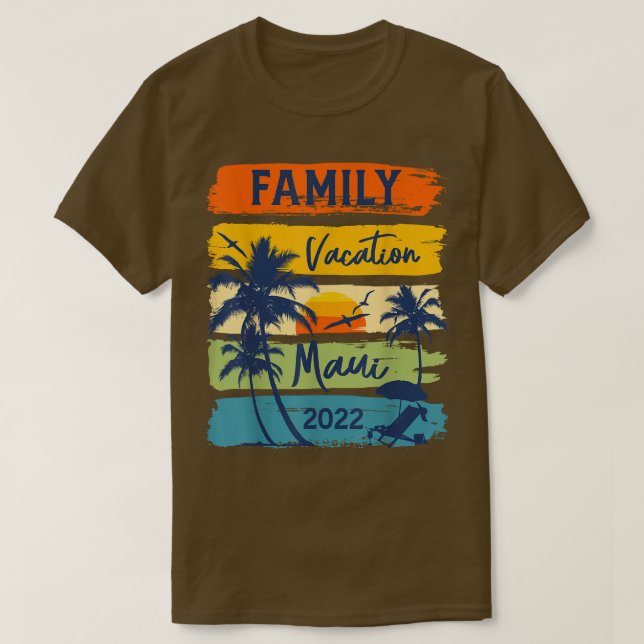 Camiseta Familia Maui Hawaii Hawaii 2022 (Diseño del anverso)