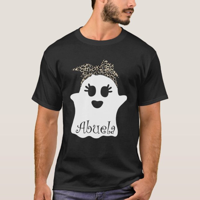 Camiseta Familia Mb Spooky Abuela Ghost Bandana Boo Hallowe (Anverso)