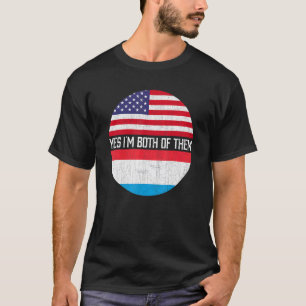 Camiseta Familia Media Americana Mitoluxemburguesa Raíz De 