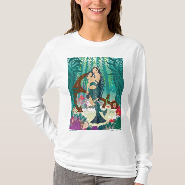 Camiseta Familia Mermaid (Anverso)