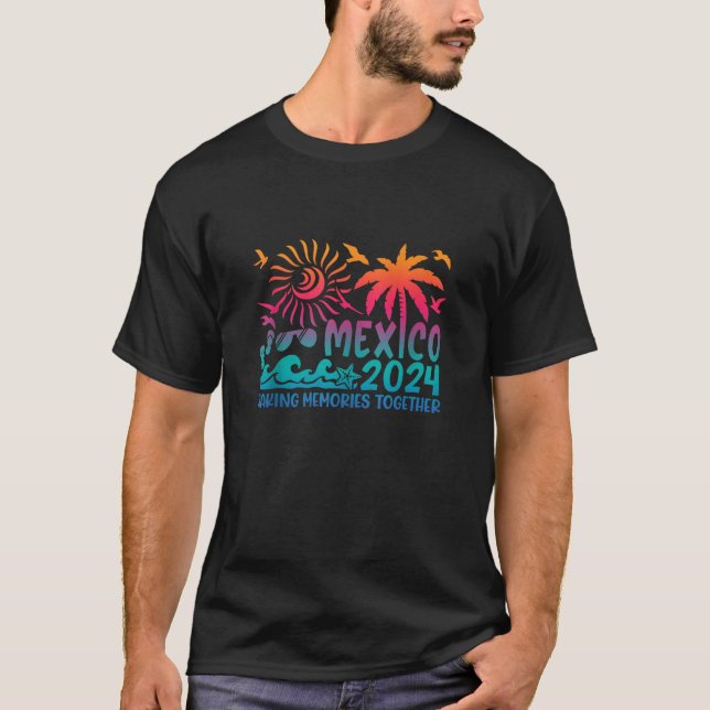 Camiseta Familia México Vacaciones 2024 Hacer Recuerdos Jun (Anverso)