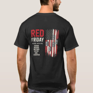 Camiseta Familia Militar del Viernes Rojo Recuerden A Todos