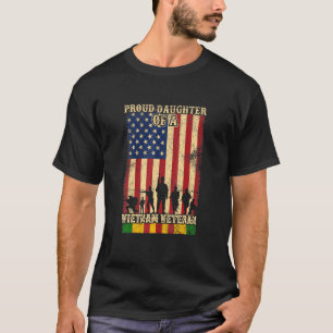 Camiseta Familia Militar Orgullosa Hija De Una Vétera Vietn