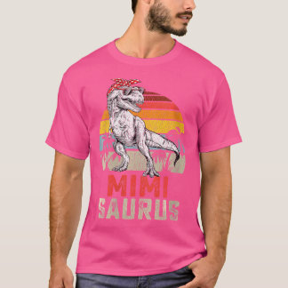 Camiseta Familia Mimisaurus T Rex Dinosaur Mimi Saurus