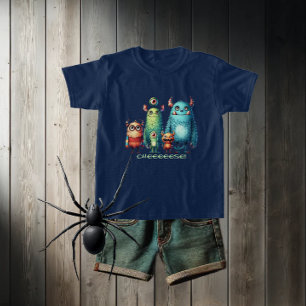 Camiseta Familia Monster - ¡Feliz Halloween!
