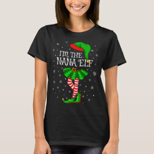 Camiseta Familia Mujeres Niñas Coincidentes Soy La Nana Elf