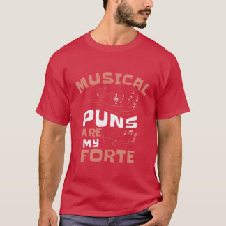 Camiseta Familia Music Forte Musical Pun Music Note