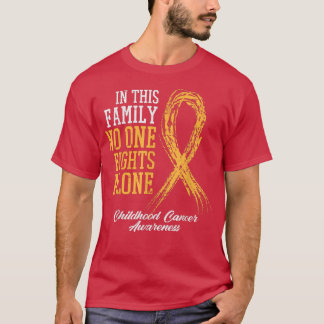 Camiseta Familia: Nadie lucha solo contra el cáncer infanti