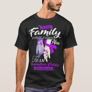 Camiseta Familia: Nadie lucha solo contra la colitis ulcera