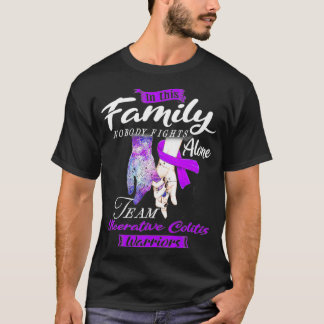 Camiseta Familia: Nadie lucha solo contra la colitis ulcera
