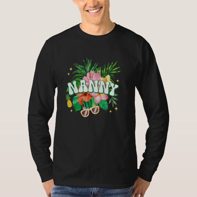 Camiseta Familia Nanny Hawaii Birthday Party Aloha Hawaii (Anverso)