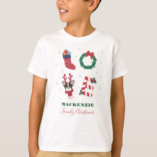 Camiseta Familia Navidad Combinación Moderna