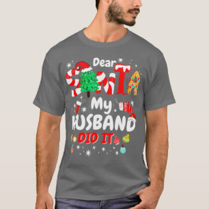 Camiseta Familia navidad Querida Santa Mi Hermana Lo Hizo 1